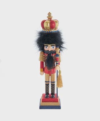 NUTCRACKER, HLLYWOOD KING 18",RED/GLD