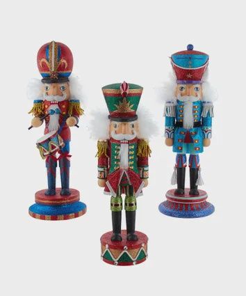 Nutcracker, 15" Hollywood Clrd 3 asst