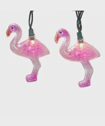 Novelty Light Set, Flamingos 10Lts