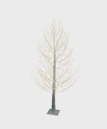 LED Twig Tree, 1300lt WW 6' white