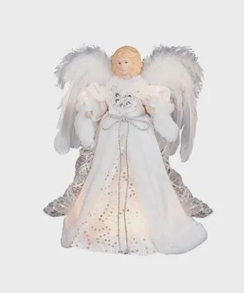 TREETOP, WHITE/SILV ANGEL 12",SILVER