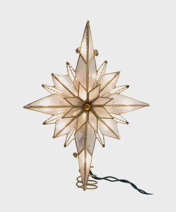 Tree Top, Bethlehem Star 10" lit fros