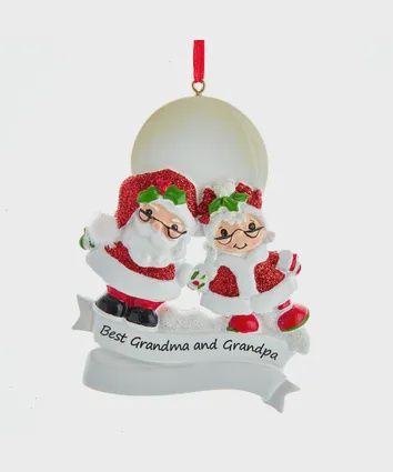 Ornament, Best Grandparents 4.75"