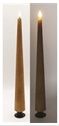 Candle, Giant Tan Taper 17.25" B/O