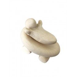 Nativity, 17pc Natural Wood 4.5&quot;