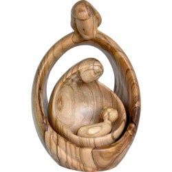 Nativity, Holy Family Wood Nesting 2.5&quot;