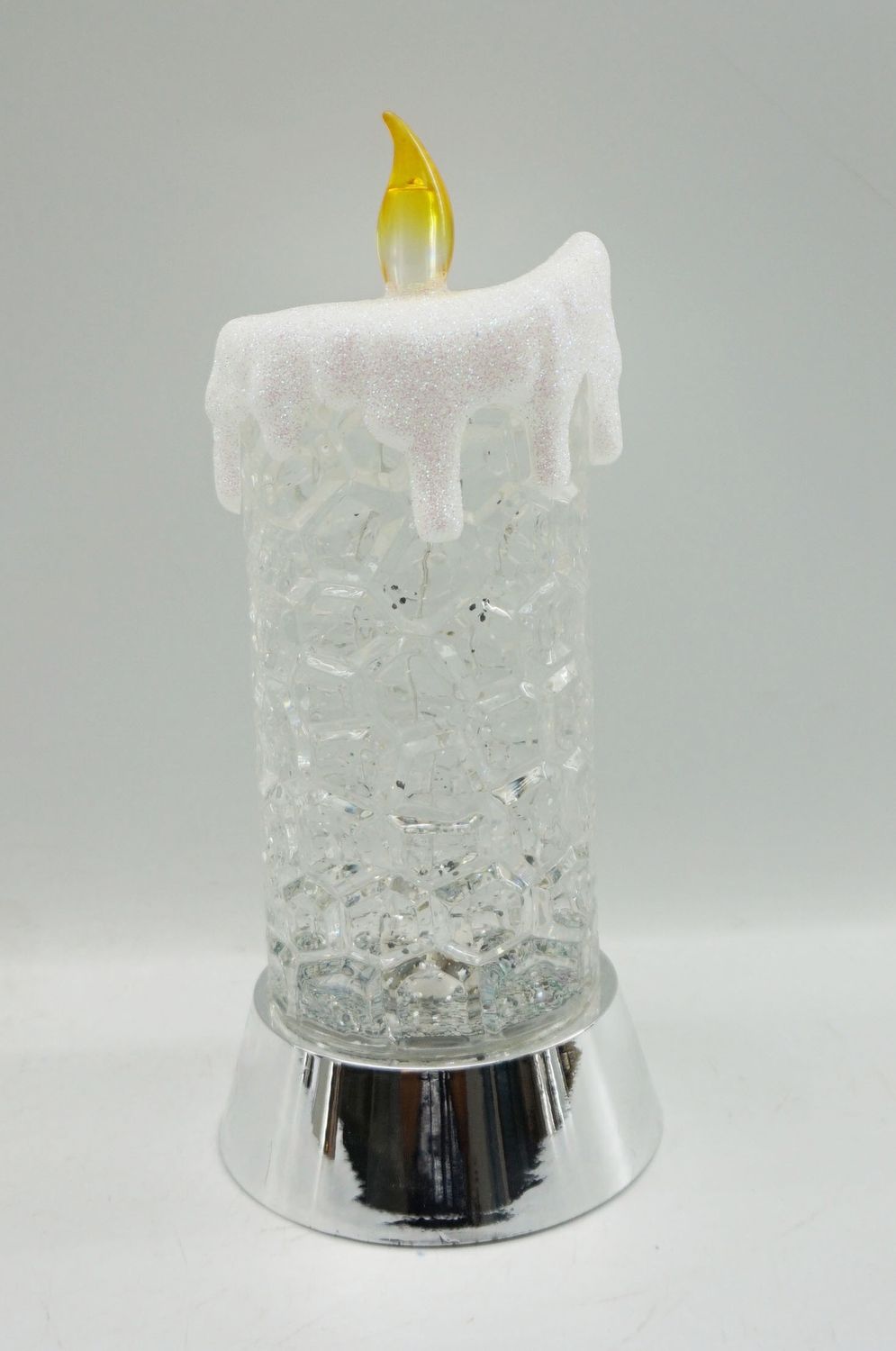 Snow Globe, 9&quot; Candle Spinner