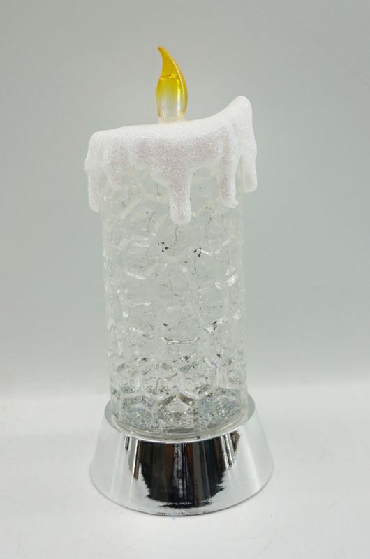 Snow Globe, 9&quot; Candle Spinner