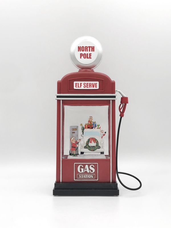 Snow Globe, Xmas Gas Station