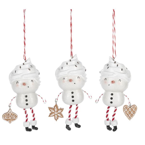 Ornament, WhipCream Snowman