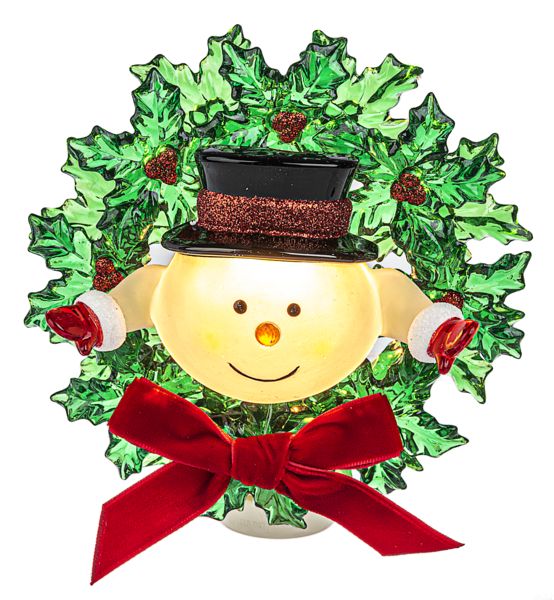 Night Light, Snowman/Wreath