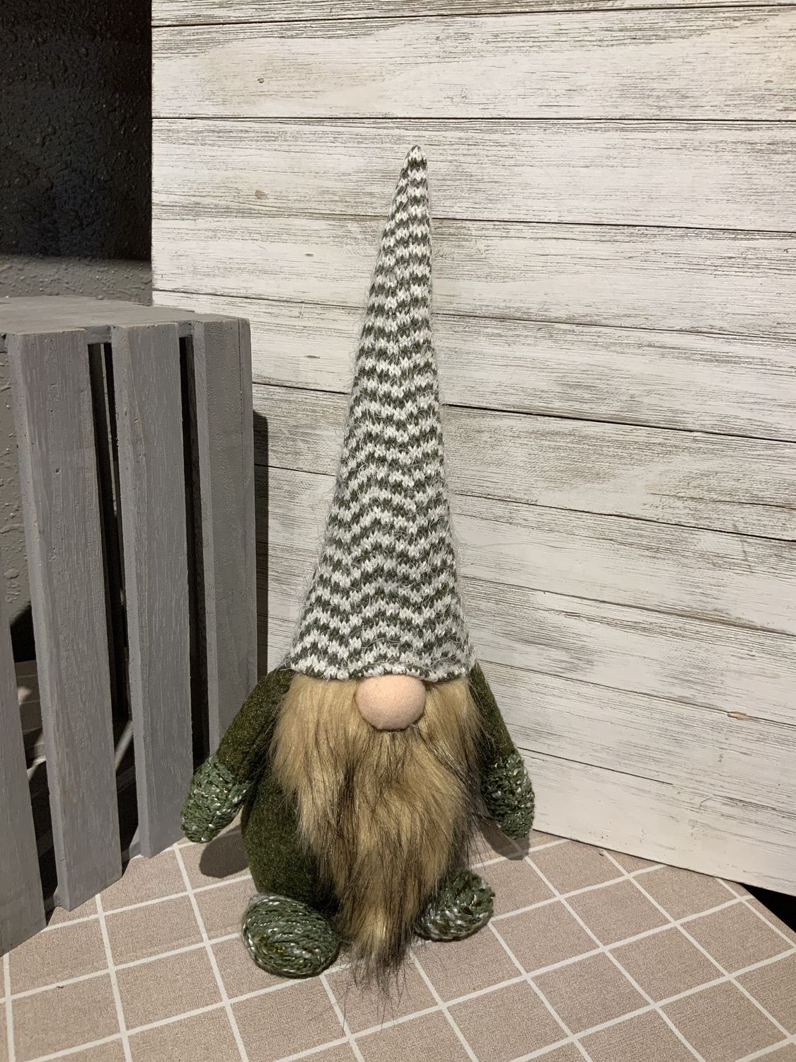 Gnome, Chevron Green Hat