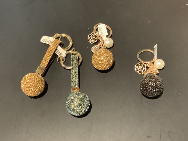 Key Chain, Rhinestone Ball
