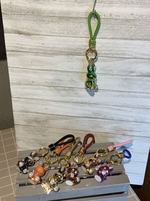Purse Clip, Rhinestone animal Asst