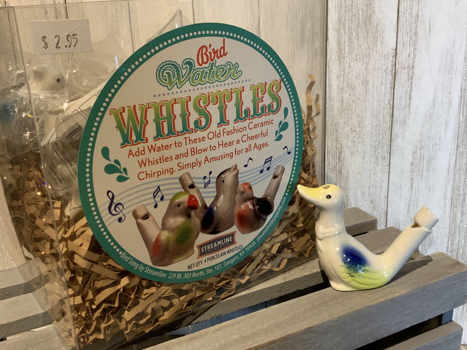 Porcelain Bird Water Whistles