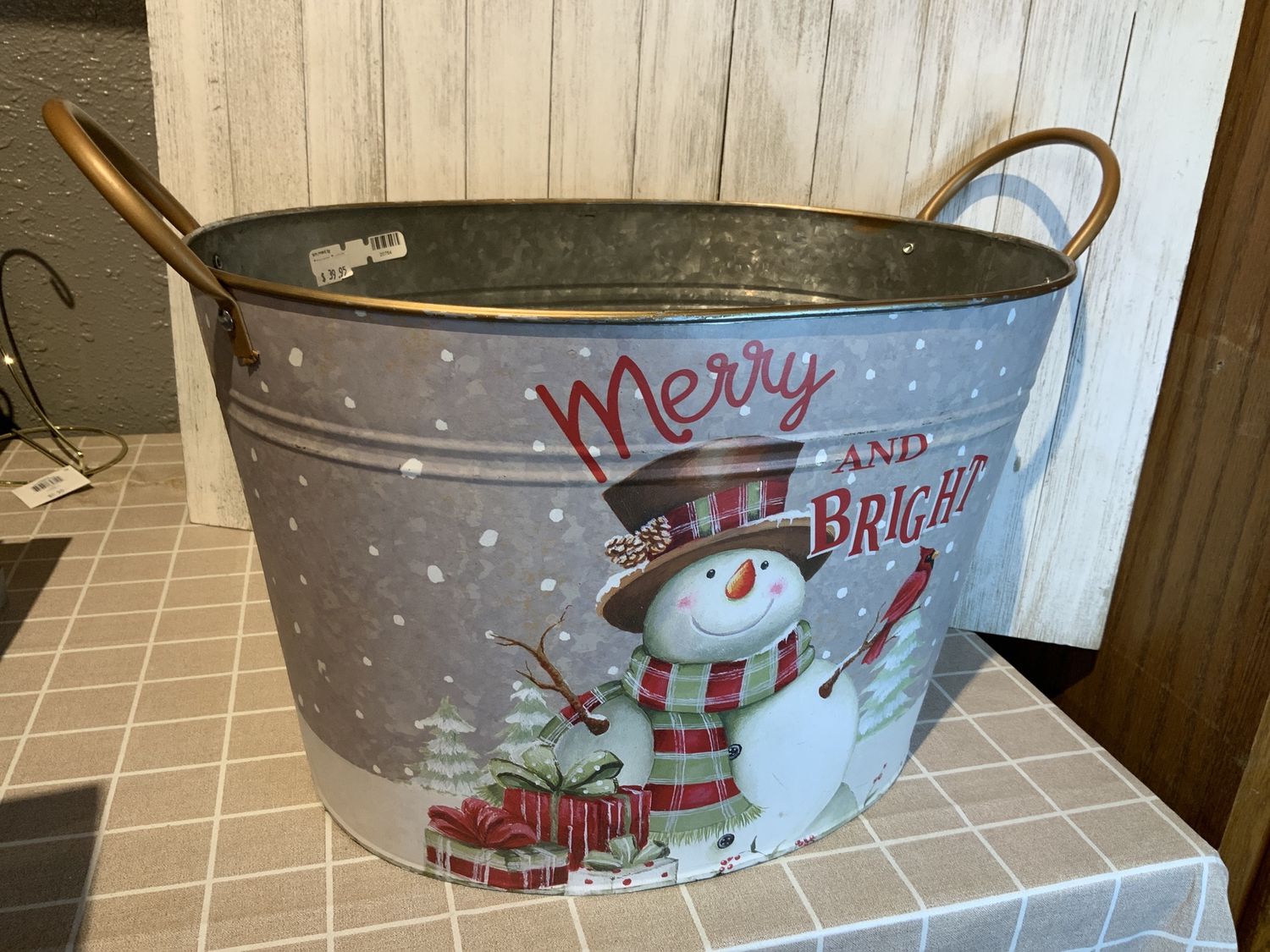 Bucket, Snowman 3 Sizes