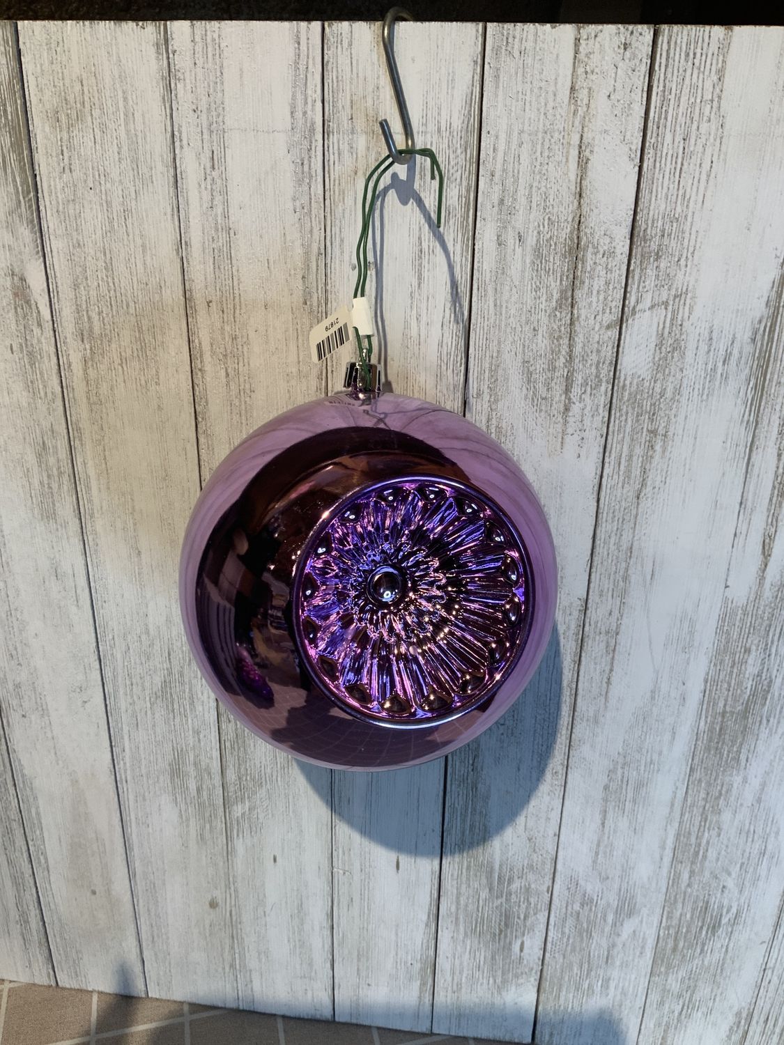 Ornament, Lavendar StarBrite 4.75"