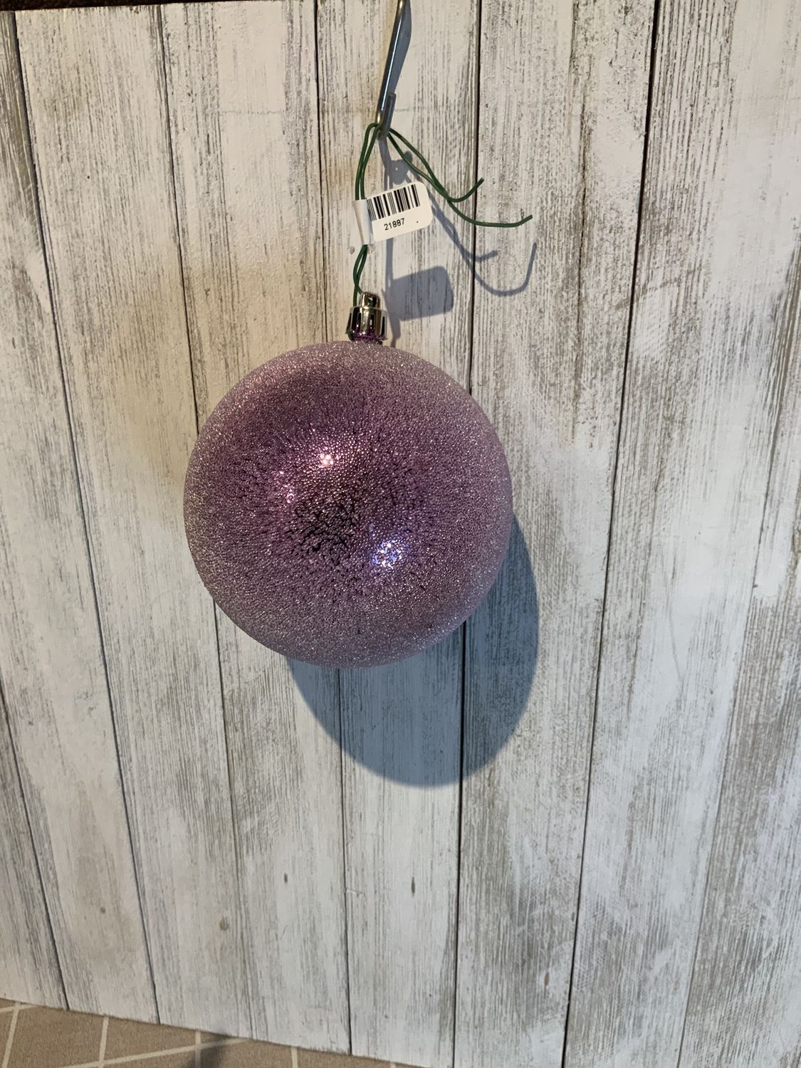 Ornament, Lavender Ice 4"