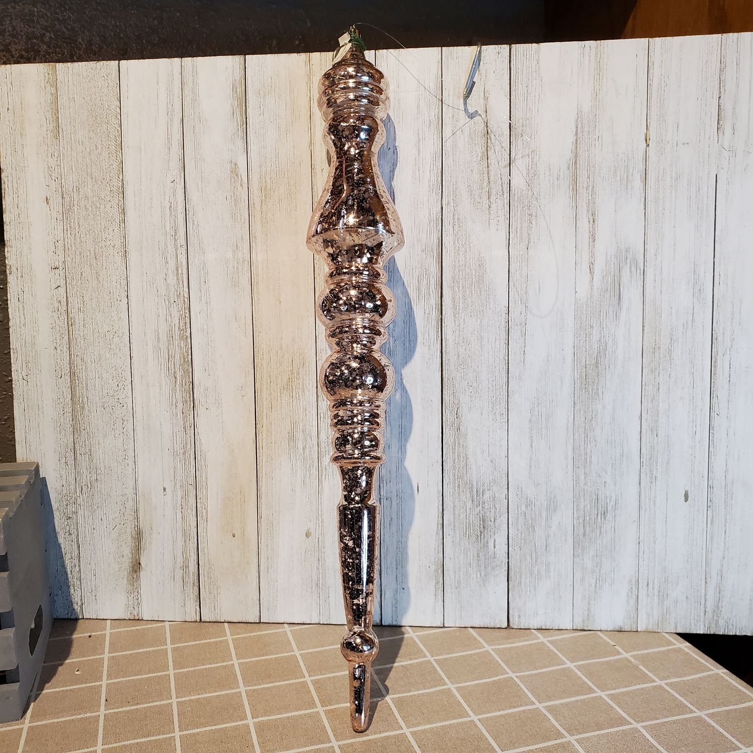 Finial, Latte Mercury 20"