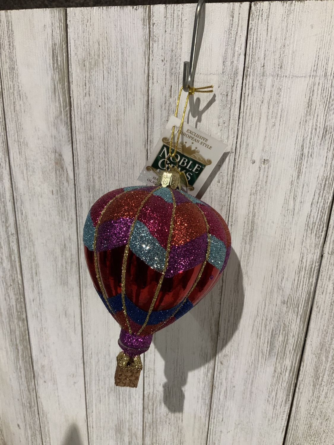 Ornament, Hot Air Balloon 3 asst.