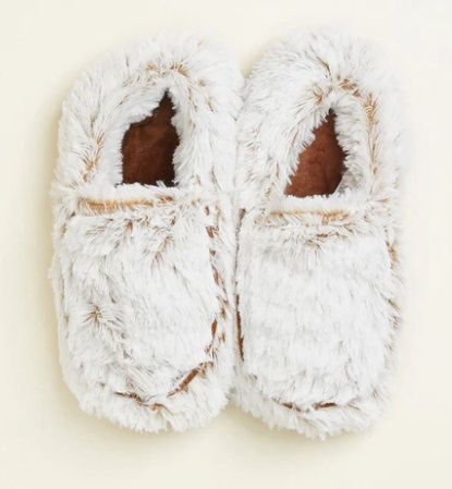 Warmies, Slippers Brown Marshmallow