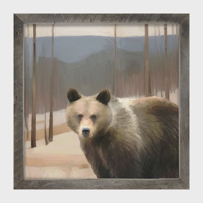 Picture, Brown Bear 8"x8"