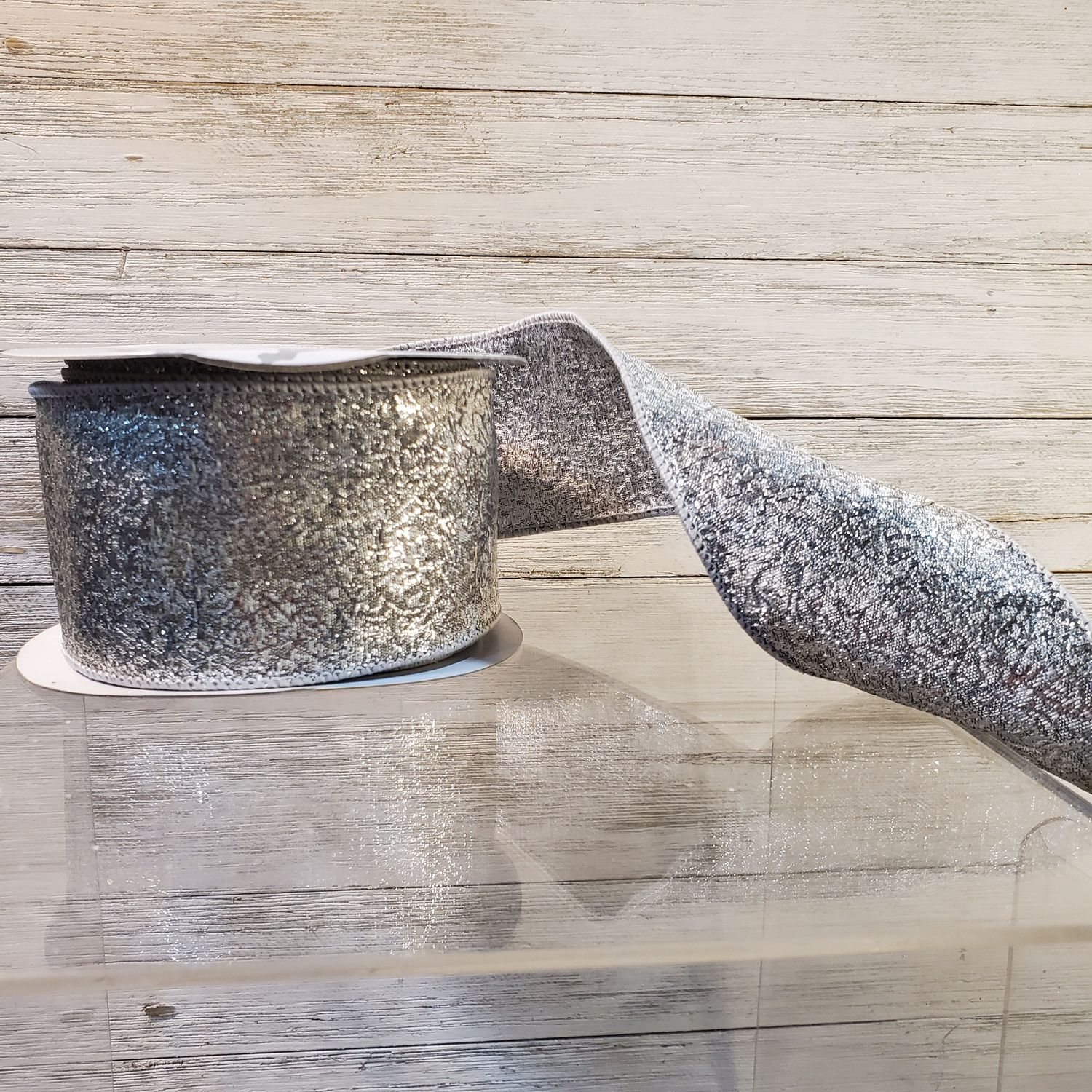 Ribbon, Risa Silver 2.5"x10yd