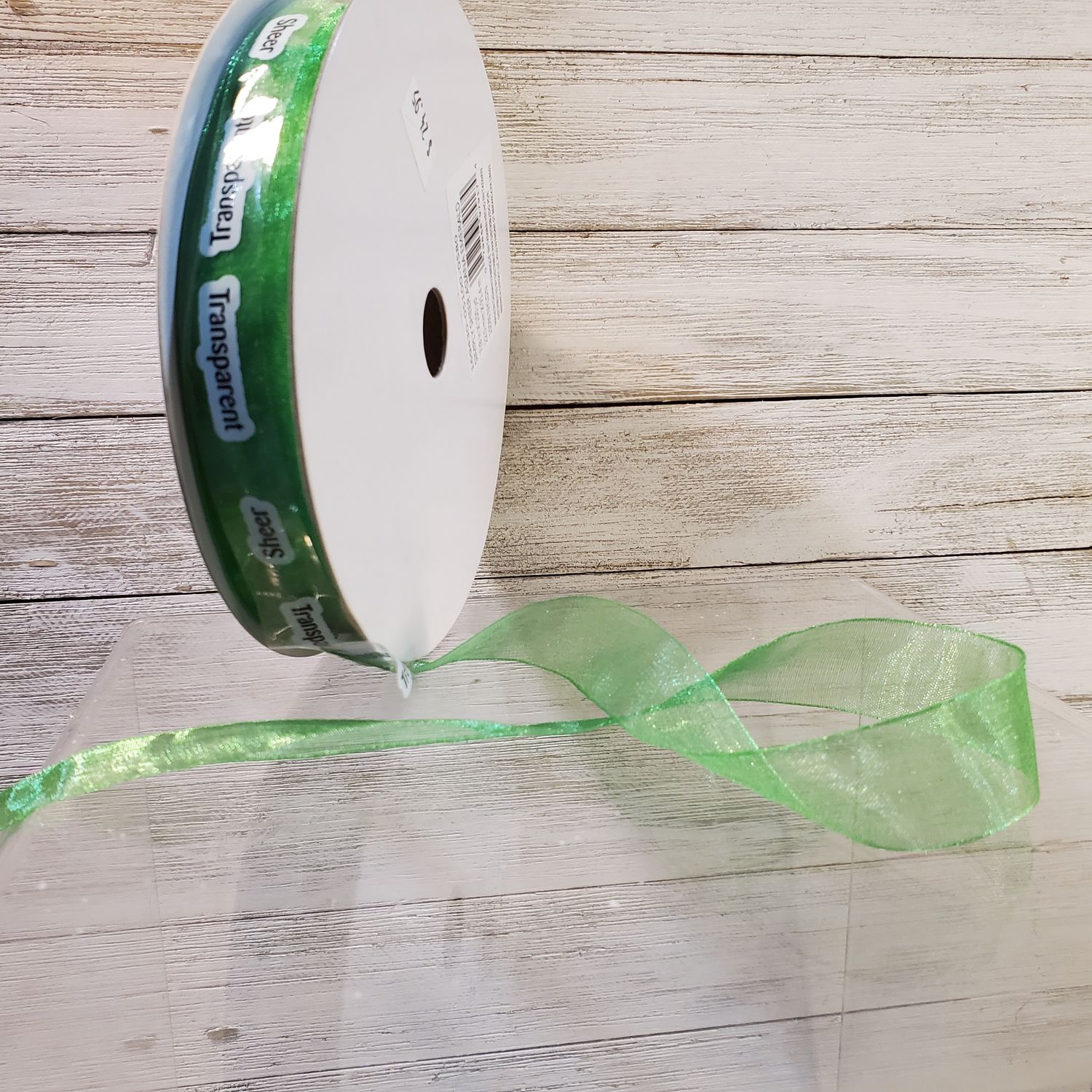 Ribbon, Asiana Emerald 7.8"x100yd