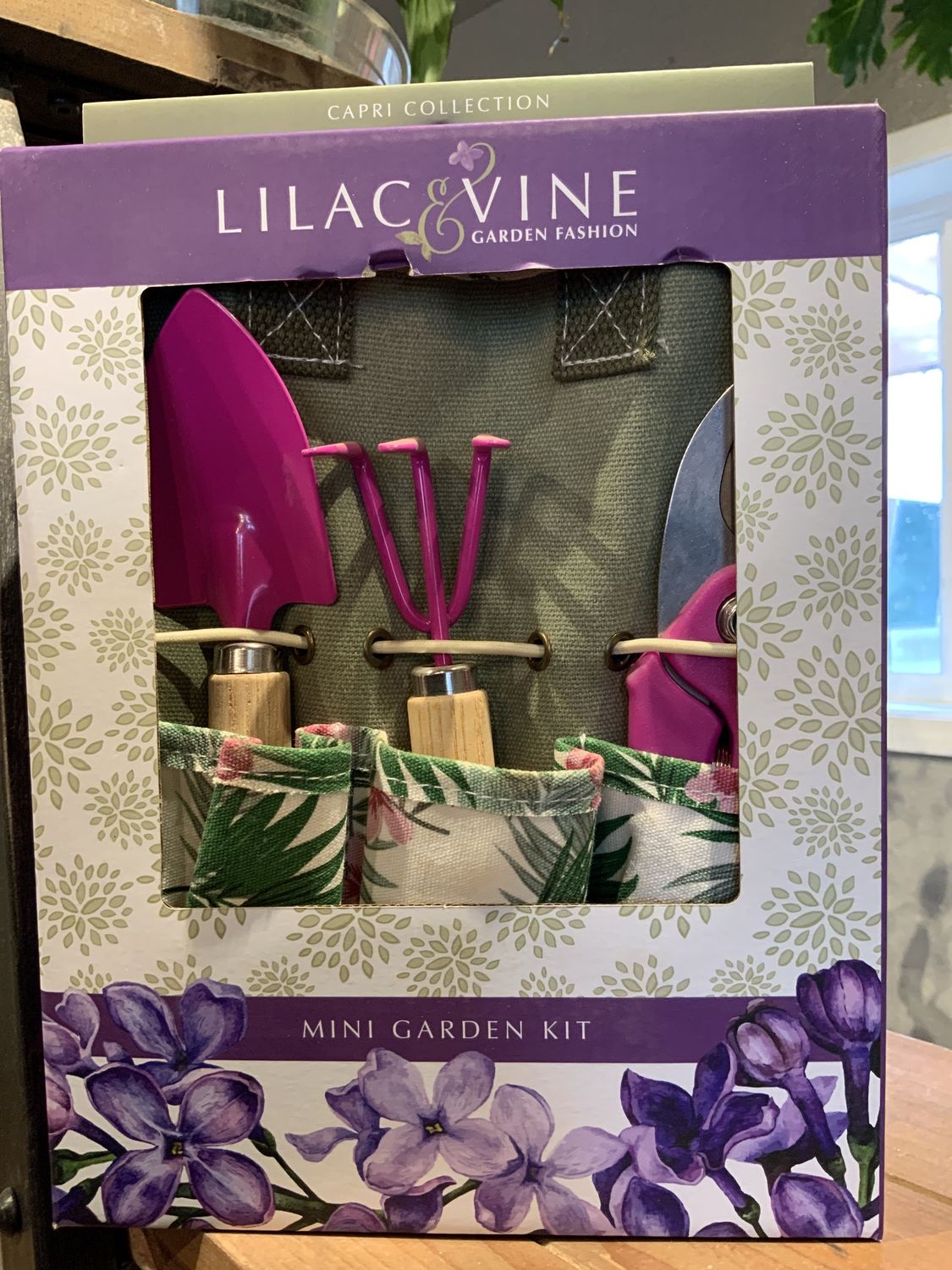 Garden Tool Kit set/4 purple