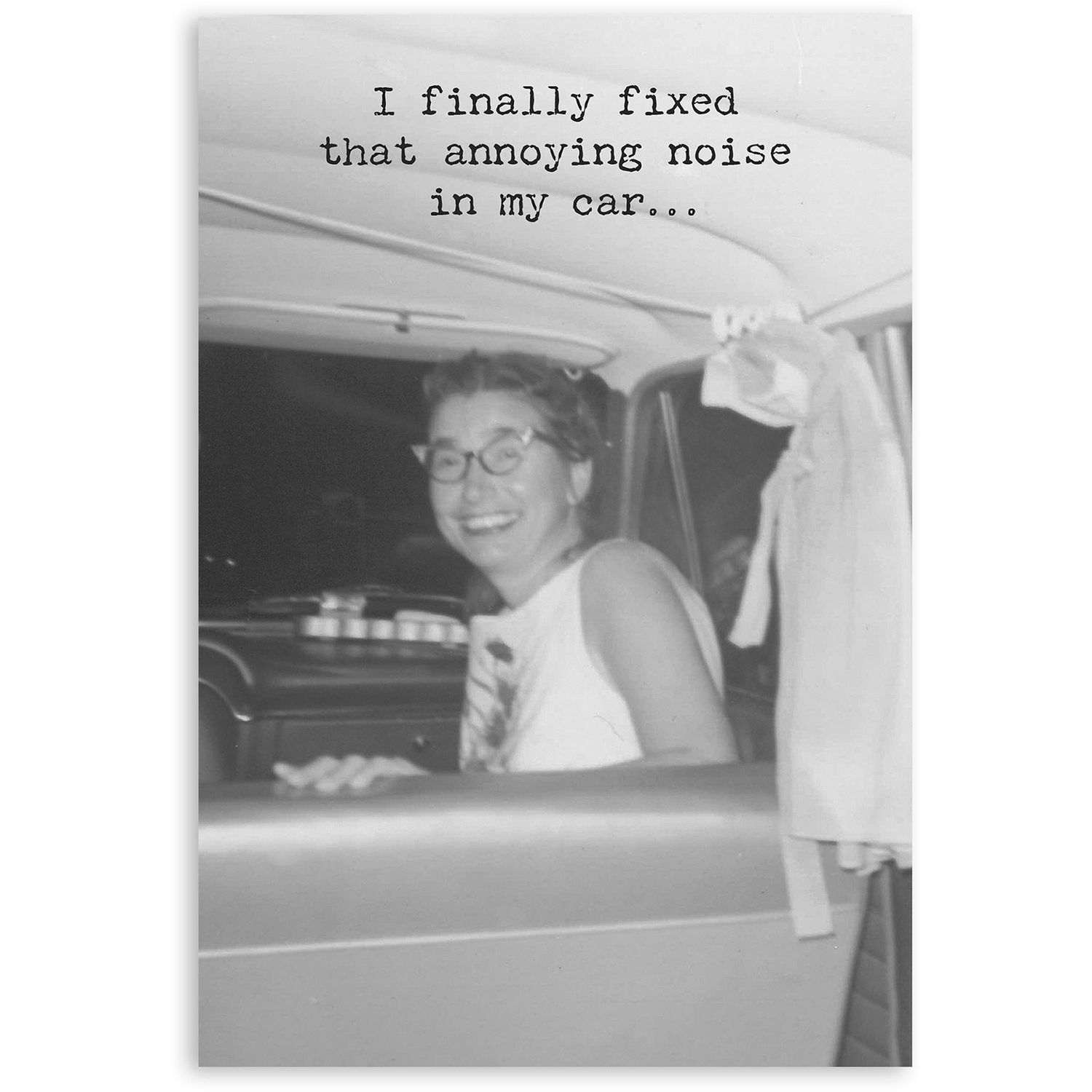 Greeting Card, Pushed Him Out