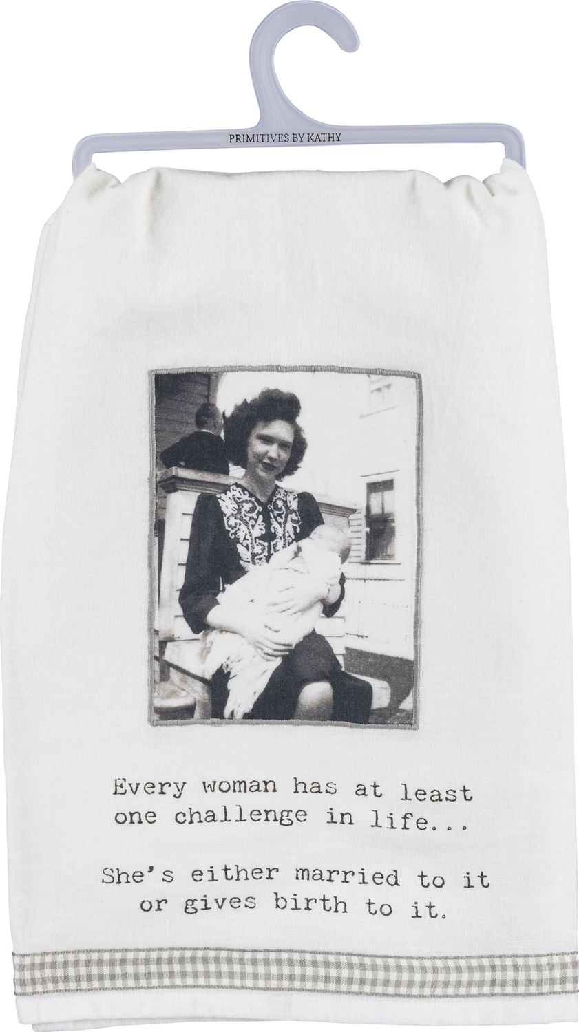 Dish Towel, One Challenge