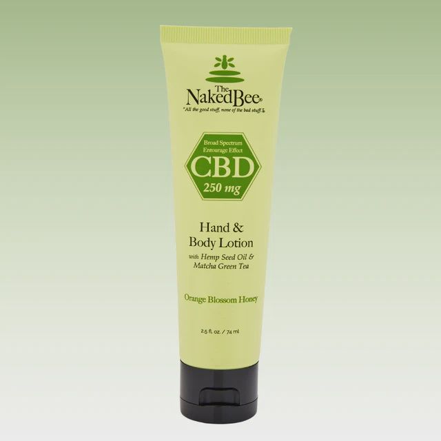 Naked Bee, CBD Hand &amp; Body Lotion 2.5oz