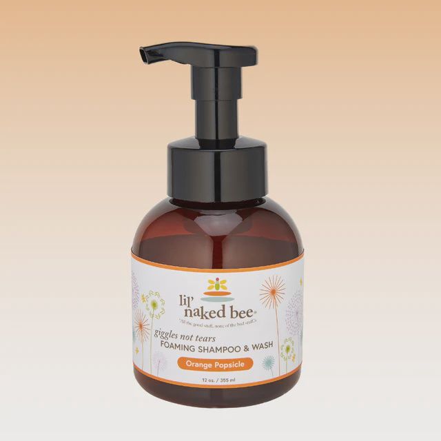 Naked Bee, Lil' Shampoo &amp; Wash 12oz OrangePops