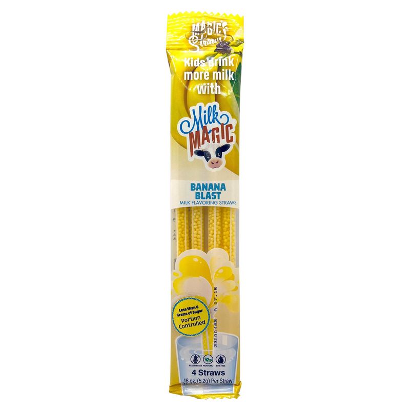 Magic Straws, For Milk Asst Flavors