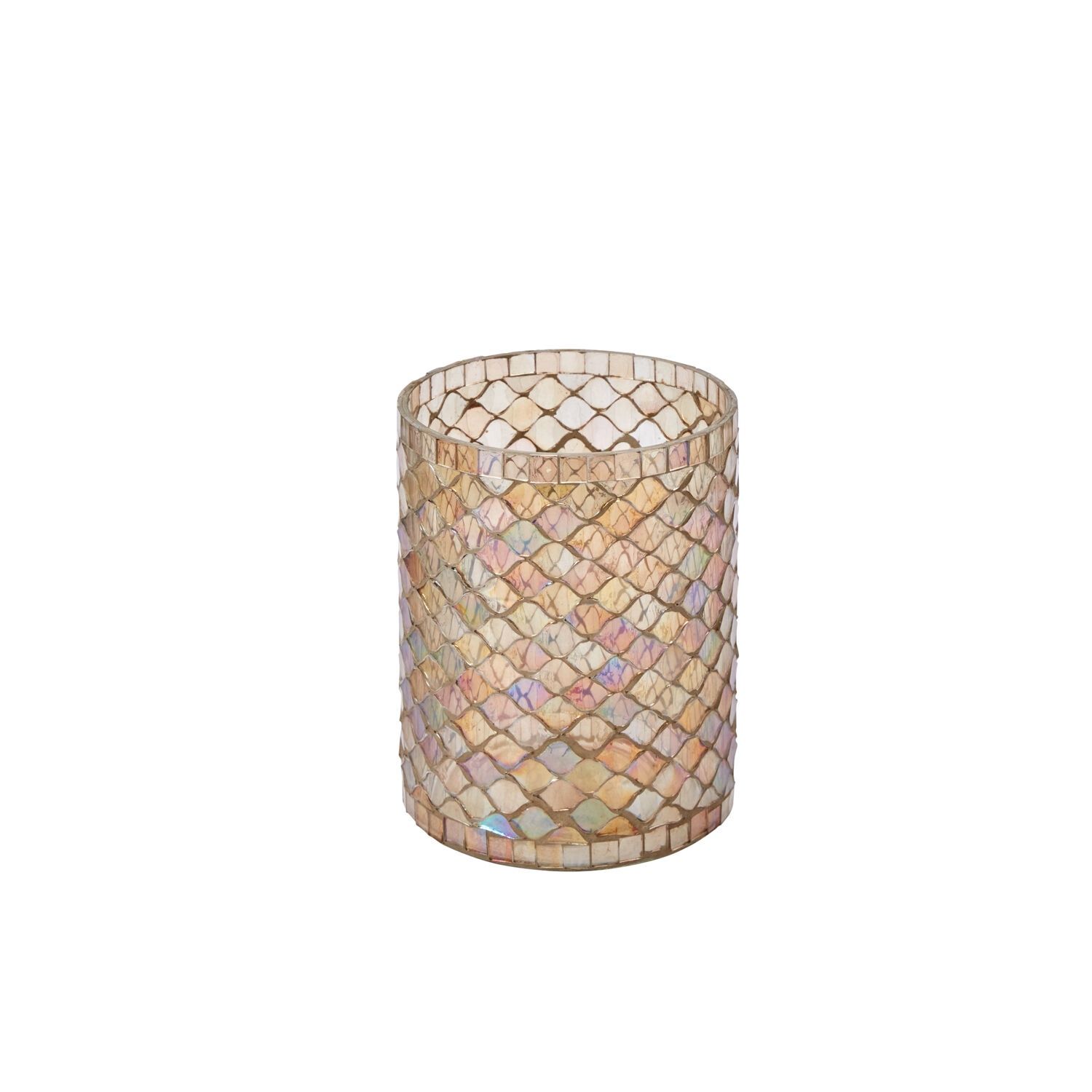 Candle Holder, Sabina 3.75"x4" Glass