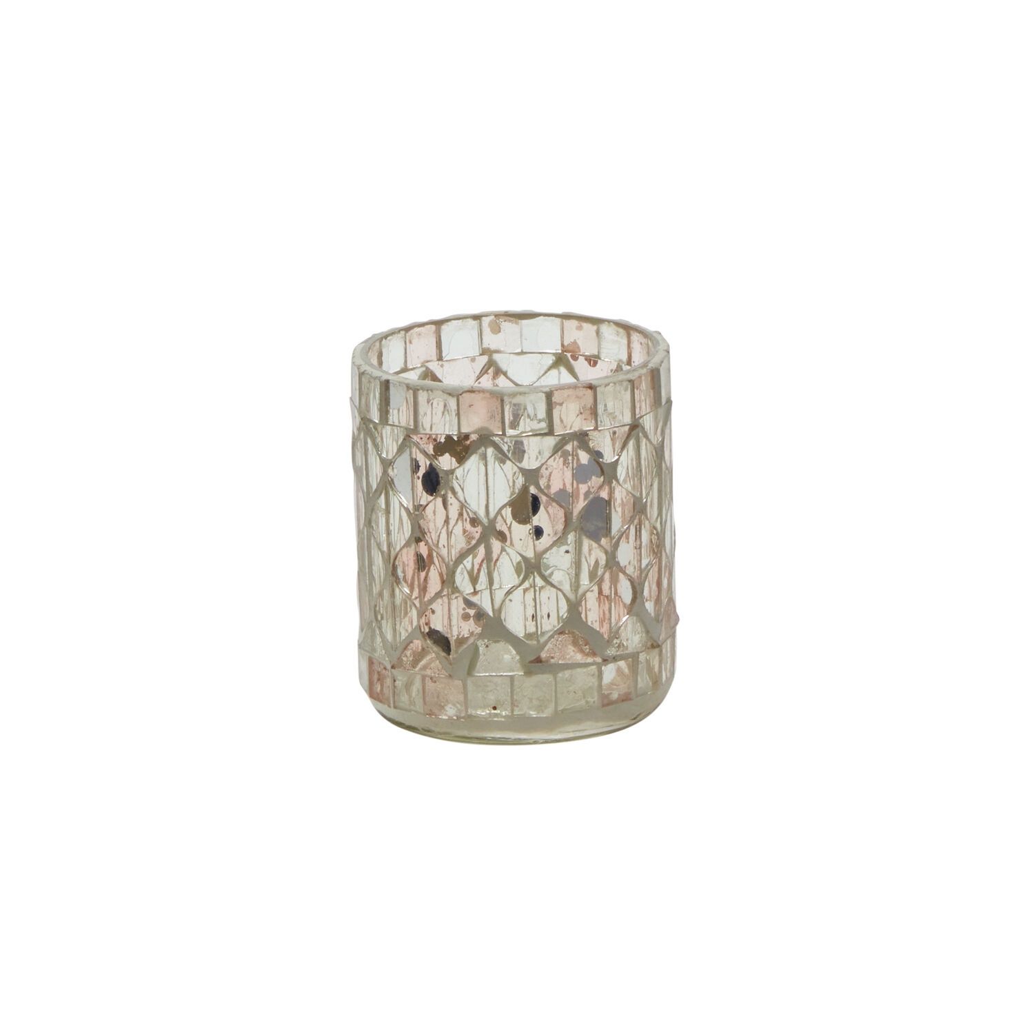 Candle Holder, Moonlit Votive 3"x3.25" Glass