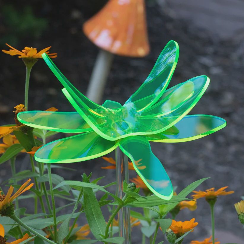 Garden Stake, Acrylic Butterfly/Dragonfly