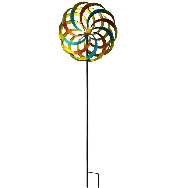 Garden Spinner, Metal Colorful 24"x79"