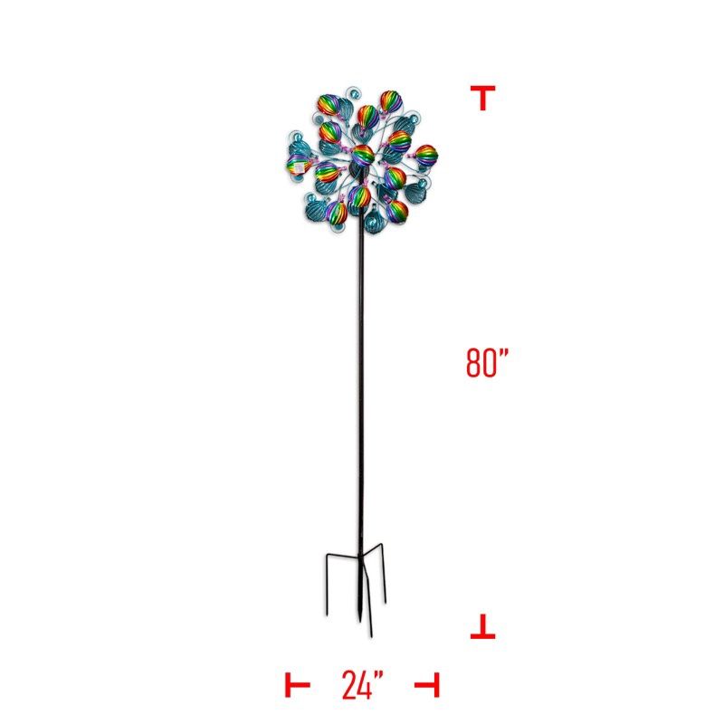 Garden Spinner, Hot Air Balloon 22"x78"