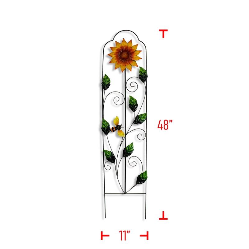Trellis, Metal Sunflower 48"
