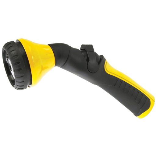 Dramm One Touch Heavy-Duty Metal Shower &amp; Stream Multi-Pattern Nozzle  Yellow