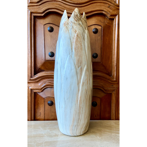 Vase, Ceramic Marbleized Finish 7&quot;x21&quot;