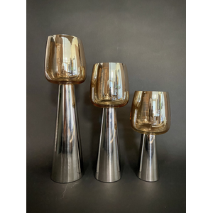Candle Holder, Wine Glass Set/3