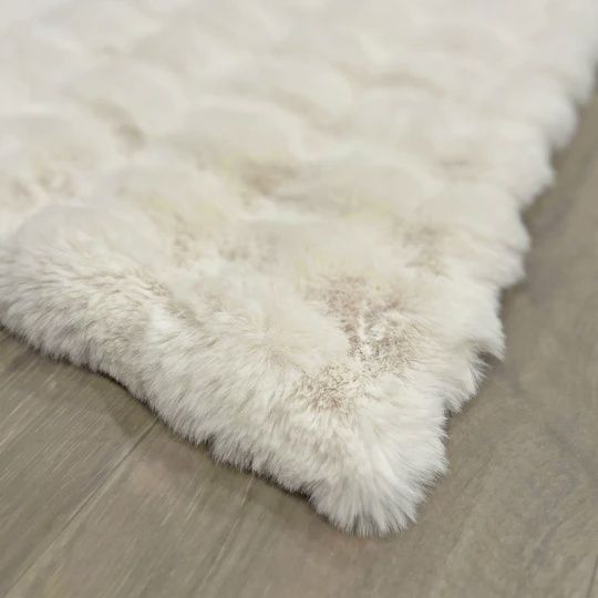 Throw, Cubby Faux Fur Vanilla 50x60