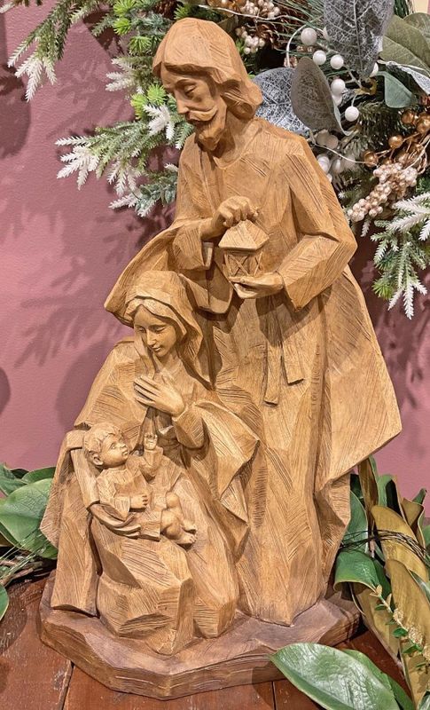 Nativity, Faux Wood All-In-One 20&quot;