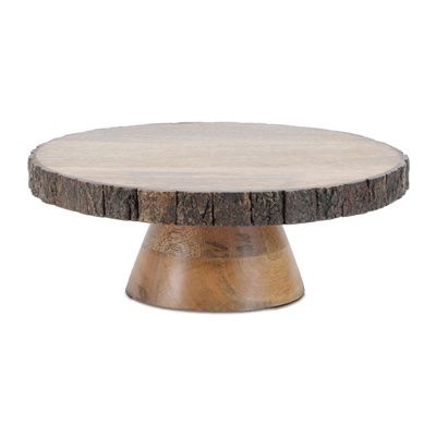 Pedestal, Wood Slice 4"x10.25"