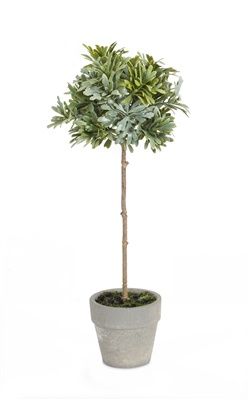 Faux Greenery, Potted Herb 11"