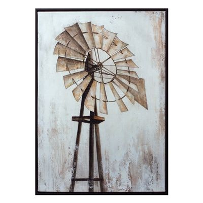 Print, Framed Windmill 20.25"x28"