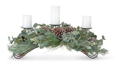 Centerpiece, Pine &amp; Eucalyptus 31"