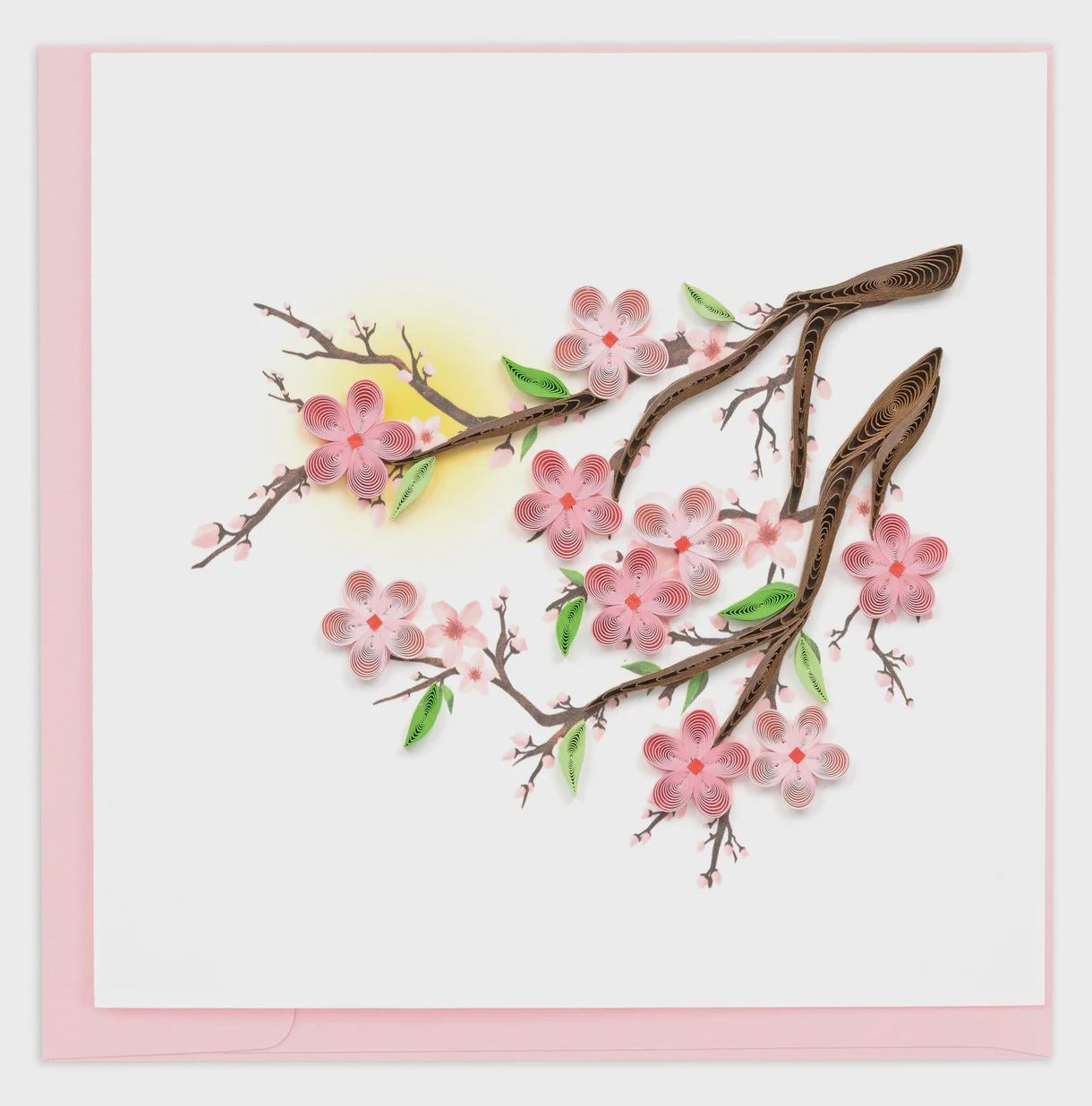 Quilling Card, Cherry Blossom